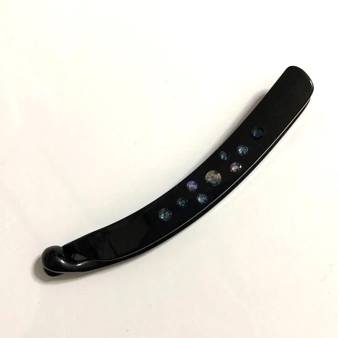 未使用 コンプレックスビズ バナナクリップ スワロフスキー ブラック