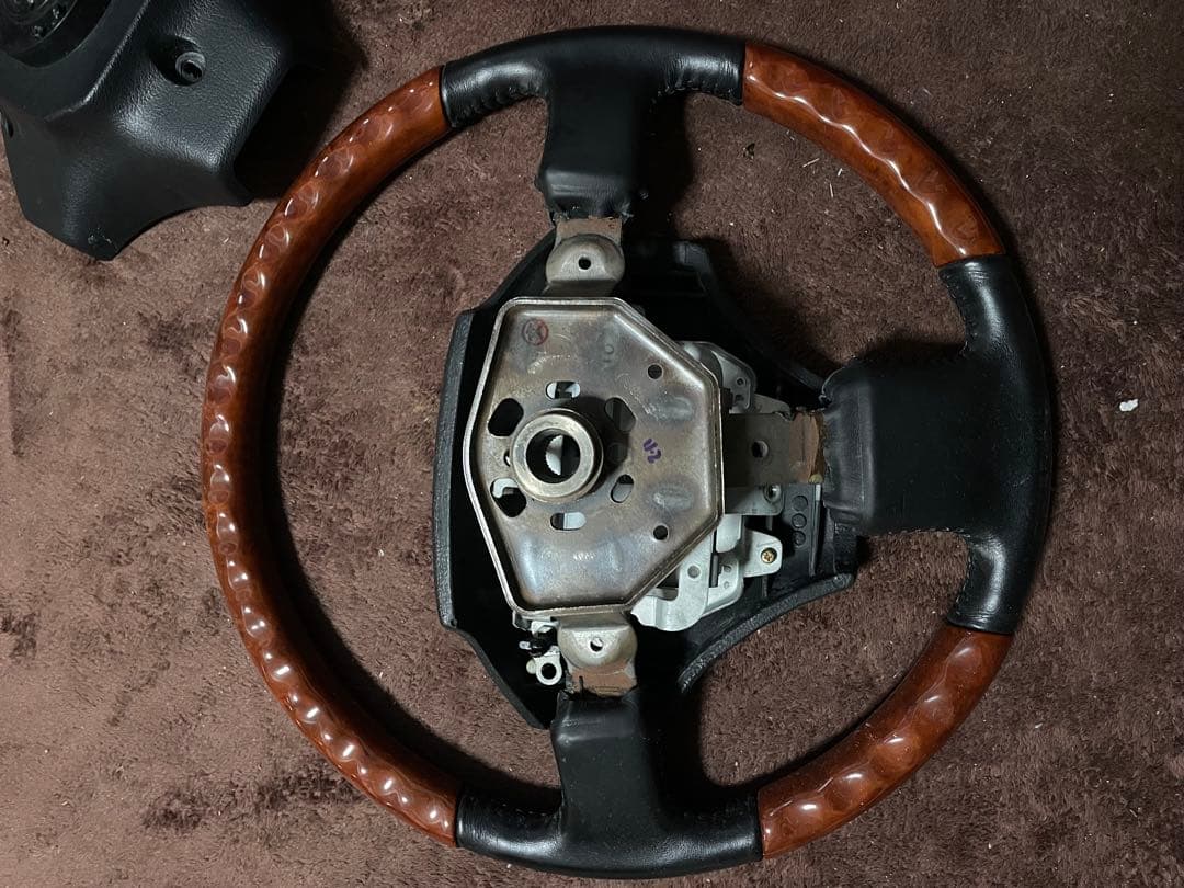 ランドクルーザー80 ウッドコンビハンドル