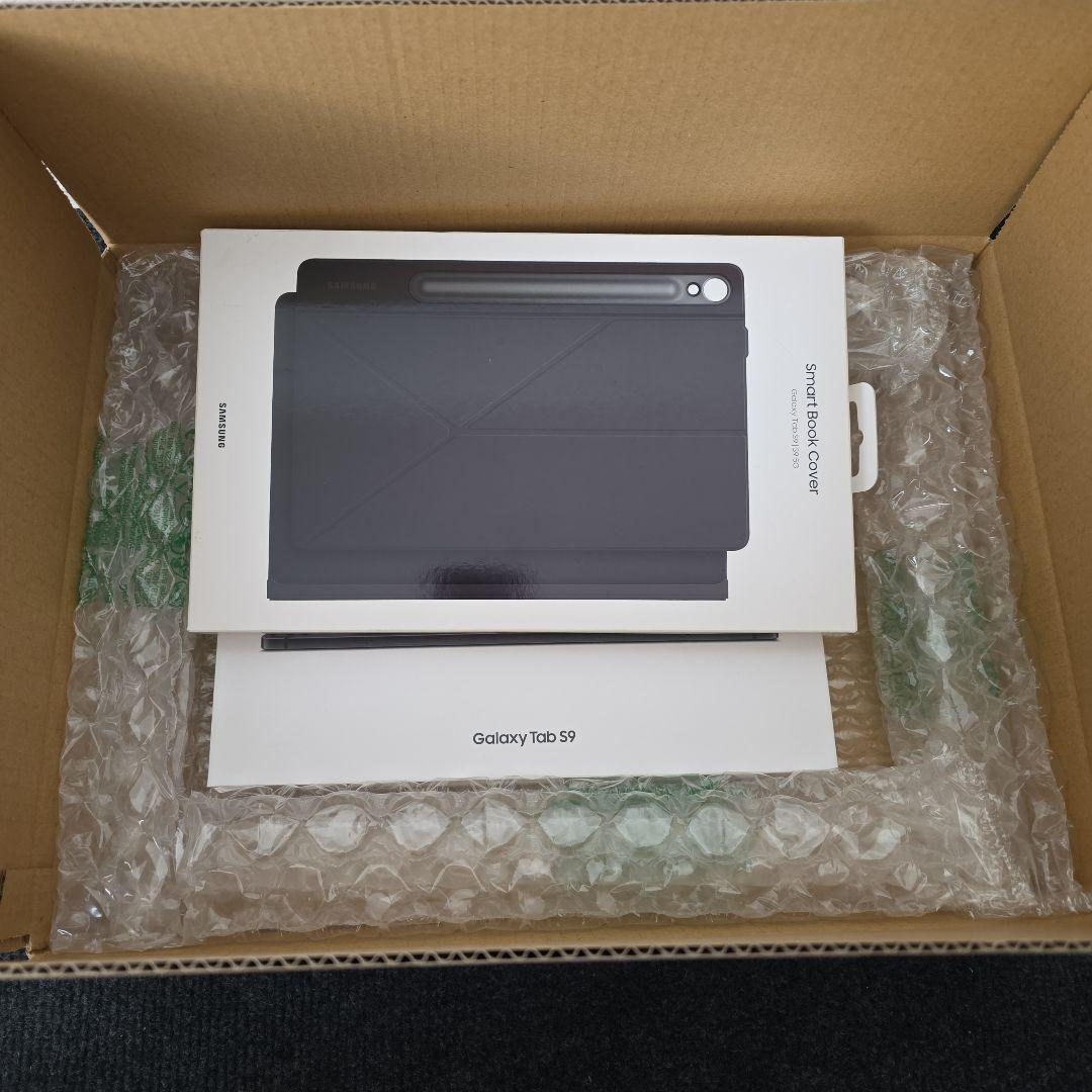 美品 GALAXY TUB S9 128GB 純正品カバー付き ギャラクシー