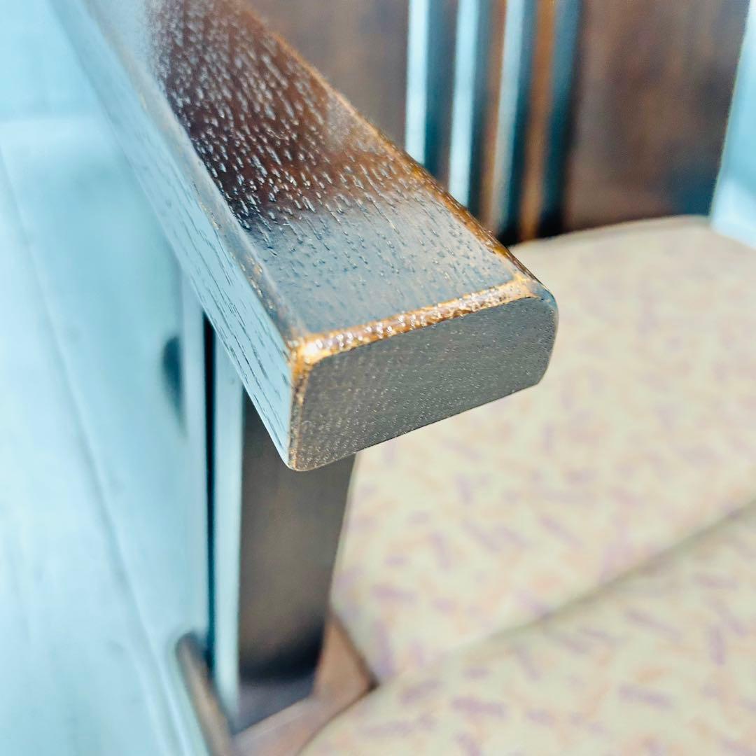 飛騨産業　キツツキマーク　座椅子　肘掛け　和モダン　昭和レトロ　旅館　和風　ヒダ