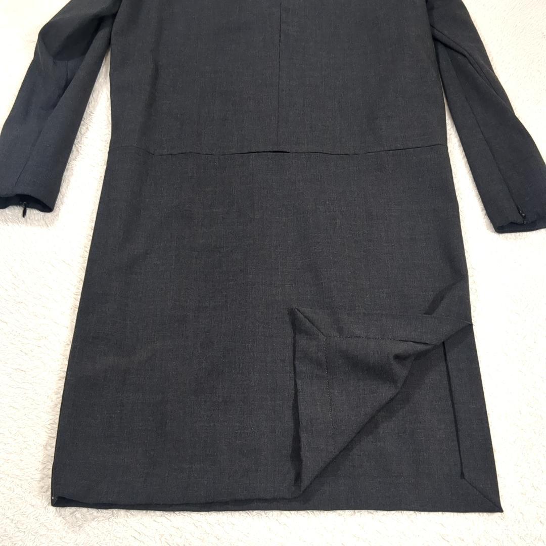 GUCCI グッチ トムフォード期 長袖 ワンピース L相当 グレー イタリア製