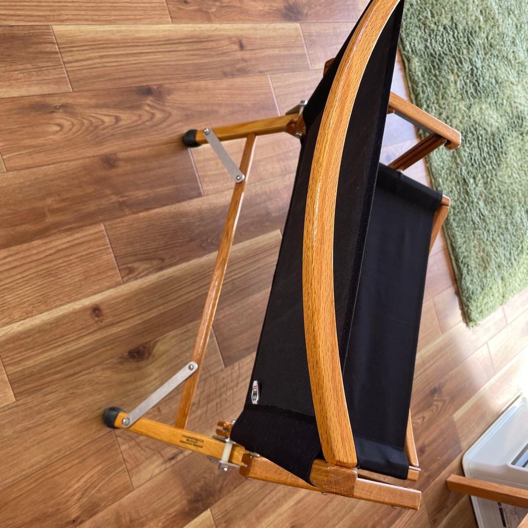 カーミットチェア ワイド ブラック