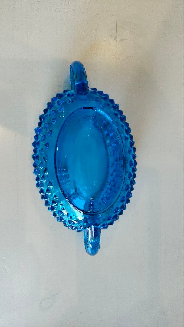'50~'60 フェントン Fenton Blue Hobnail 美品