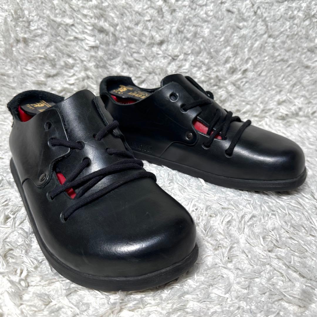 美品 ビルケンシュトック 24.0 モンタナ オイルドレザー ナロー ブラック