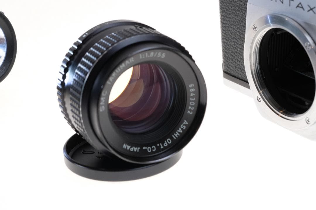 極上外観 完動品 ペンタックス SPF+SMC 55mm F1.8 モルト交換済