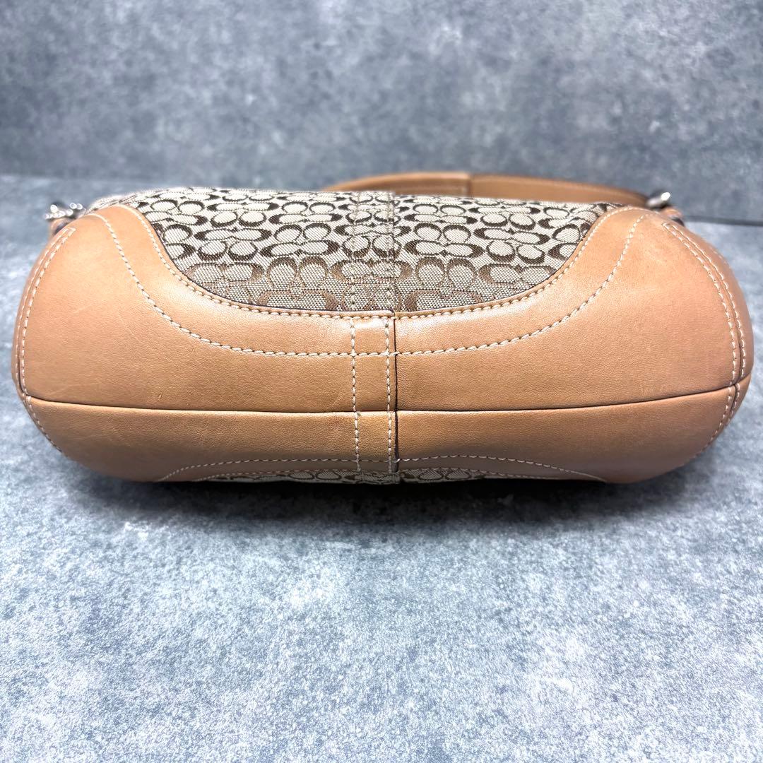 コーチ ショルダーバッグ ワンショルダー キャンバス ブラウン