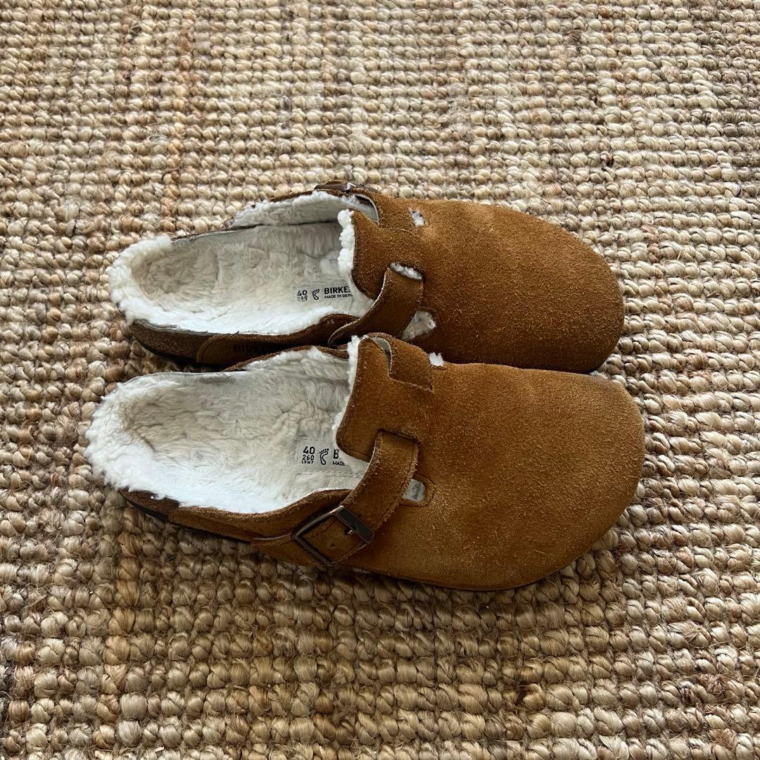 【美品】BIRKEN STOCK ビルケンシュトック ボストン　シアリング　40