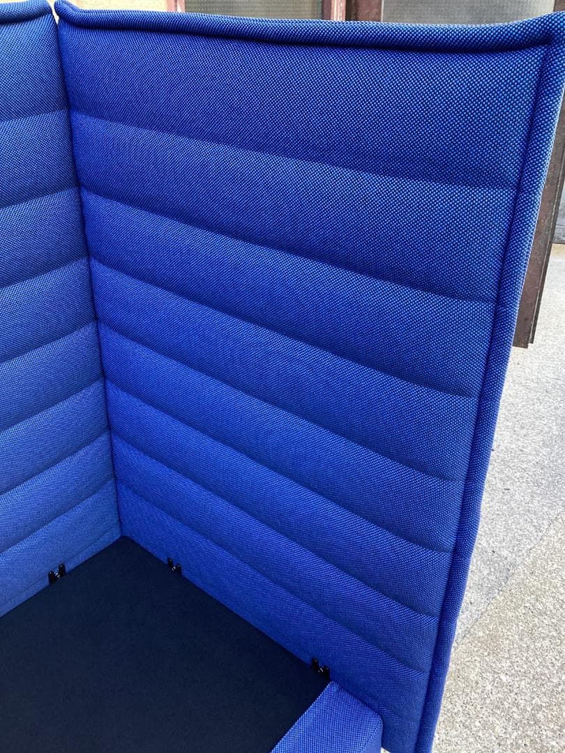 在庫２セット　定価約１６０万　ヴィトラ　アルコーヴソファ　ブルー系