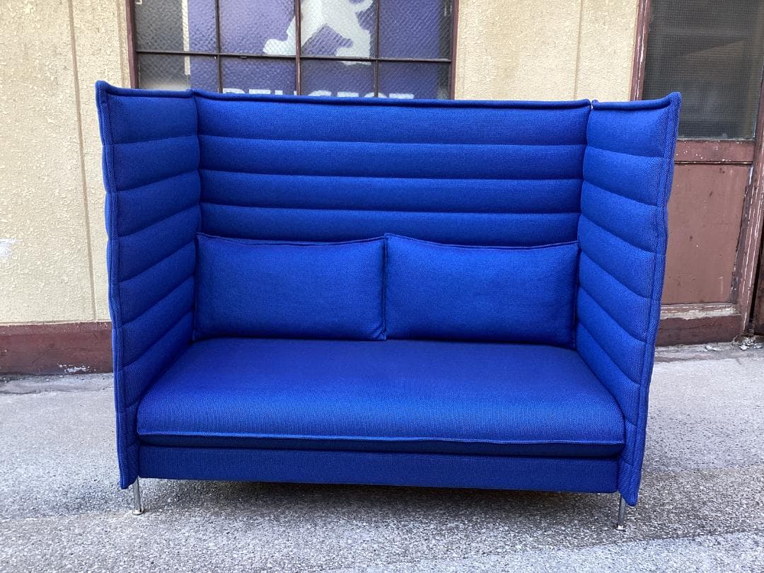 在庫２セット　定価約１６０万　ヴィトラ　アルコーヴソファ　ブルー系