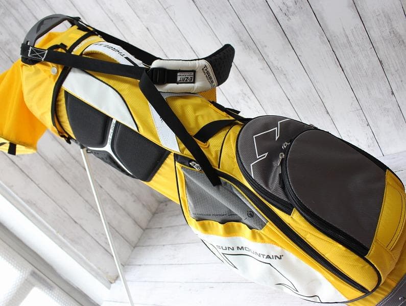 サンマウンテン スタンドバッグ キャディバッグ イエロー