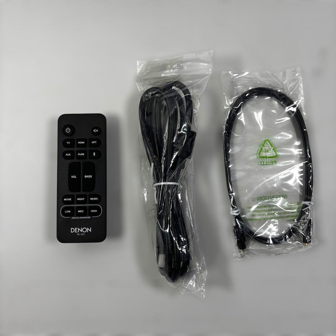 DENON デュアルサブウーハー内蔵サウンドバー DHT-C210