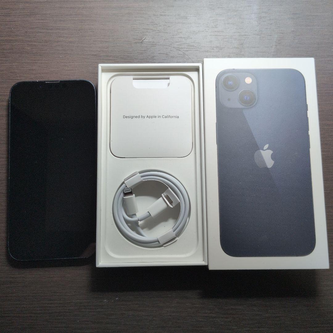 Apple iPhone 13 128gb 本体+Spigen MUJIケース