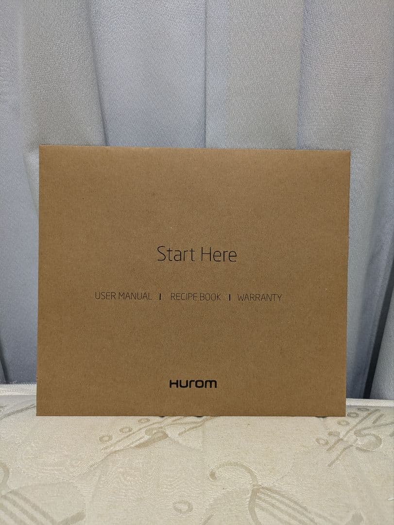 【新品未使用】 ヒューロム スロージューサー H310A ブラック