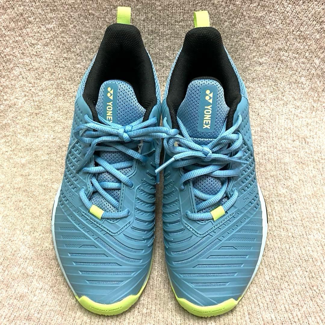 【極美品】Yonex テニスシューズ ソニケージ ワイド25cm オールコート用