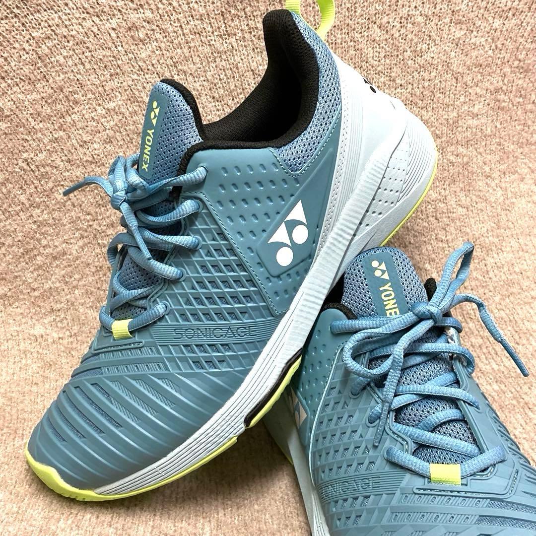 【極美品】Yonex テニスシューズ ソニケージ ワイド25cm オールコート用