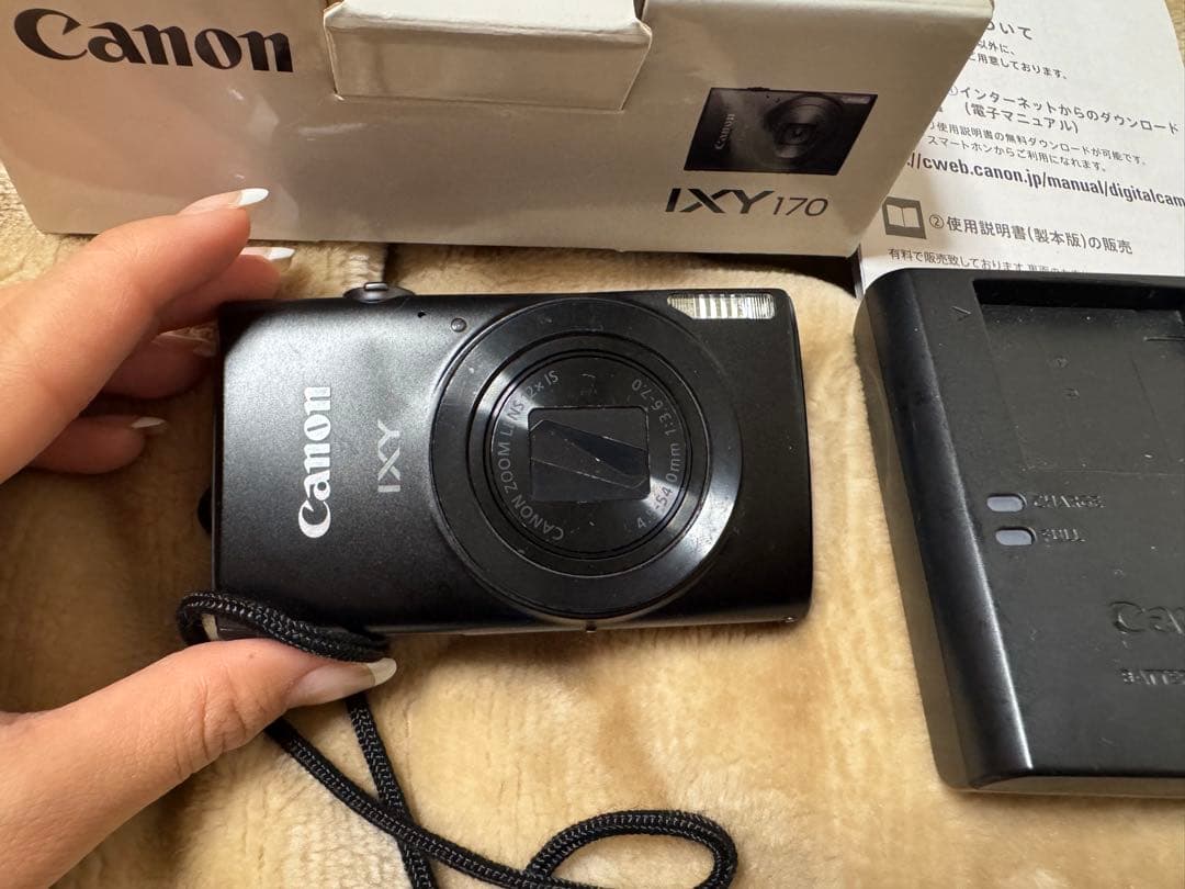 Canon IXY 170 コンパクト デジタルカメラ　ブラック