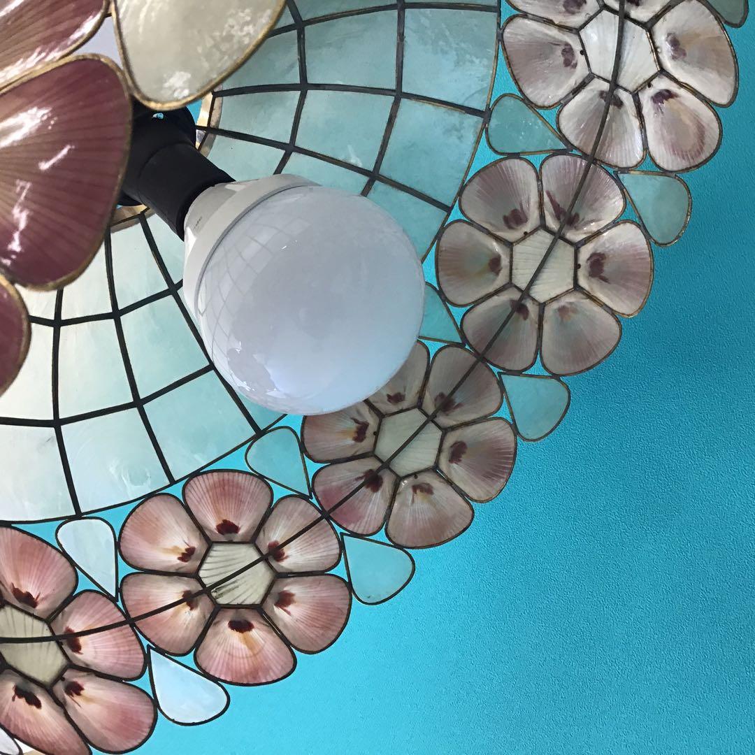 ペンダントライト　カスピ貝　シェル