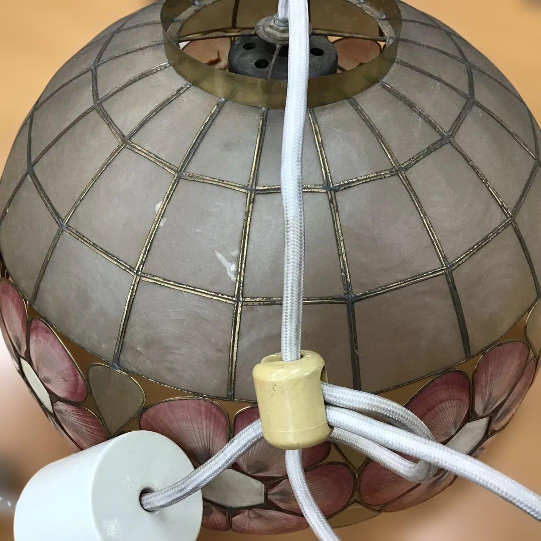 ペンダントライト　カスピ貝　シェル