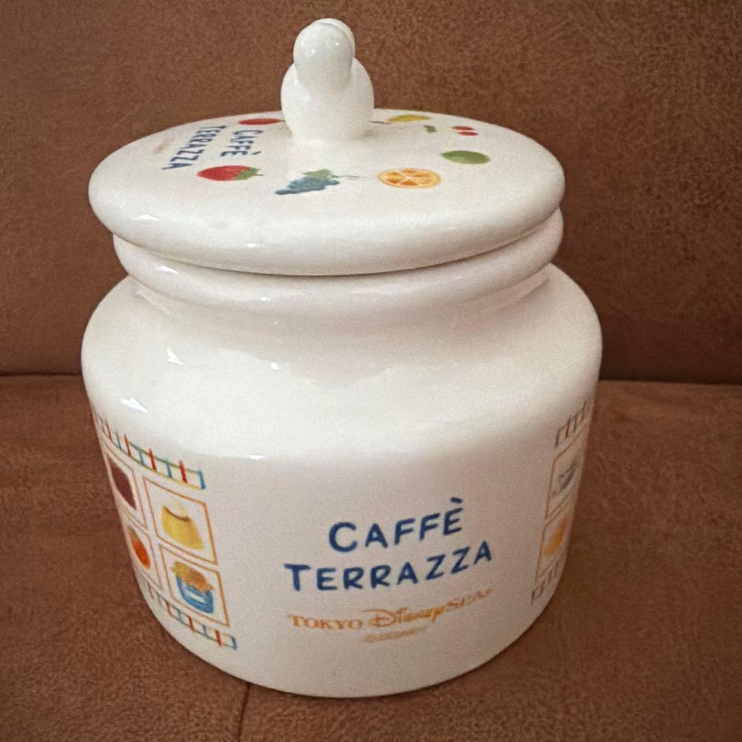 ヴィンテージディズニーCaffè Terrazza 保存容器 陶器製