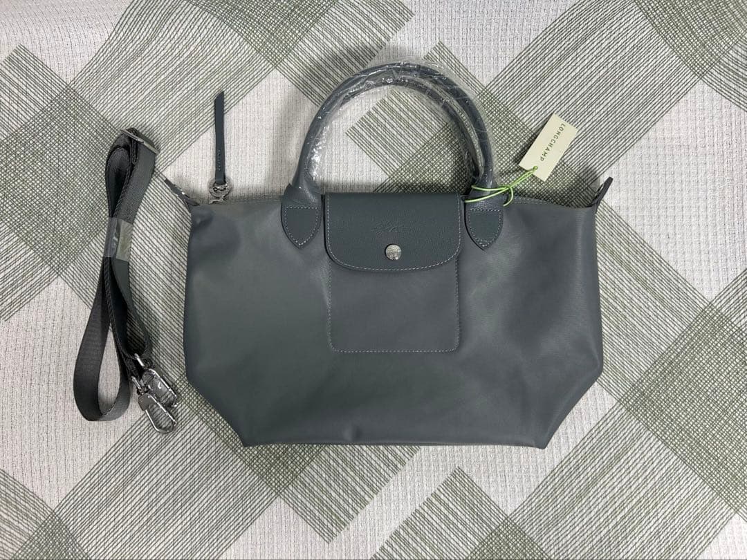 《LONGCHAMP》プリアージュ トップハンドバッグ　S/ダークグレー