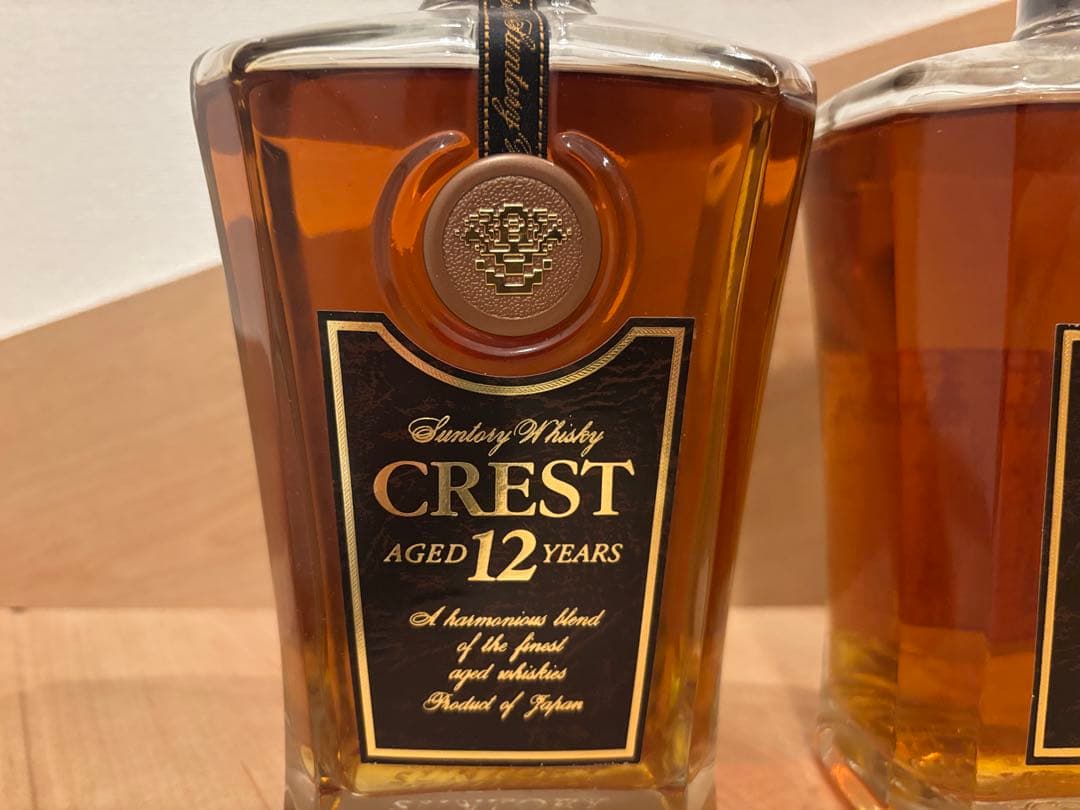 サントリー クレスト 12年 響マーク 向獅子マーク　セット700ml 43%