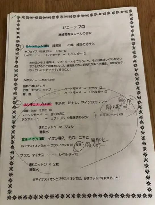 美顔器 セルキュア 超音波 千渉波 イオン