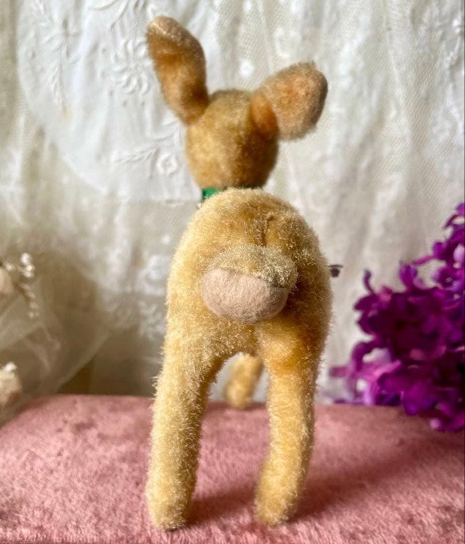 バンビぬいぐるみ3体セット　子鹿小鹿　　フランスアンティーク　ドイツヴィンテージ