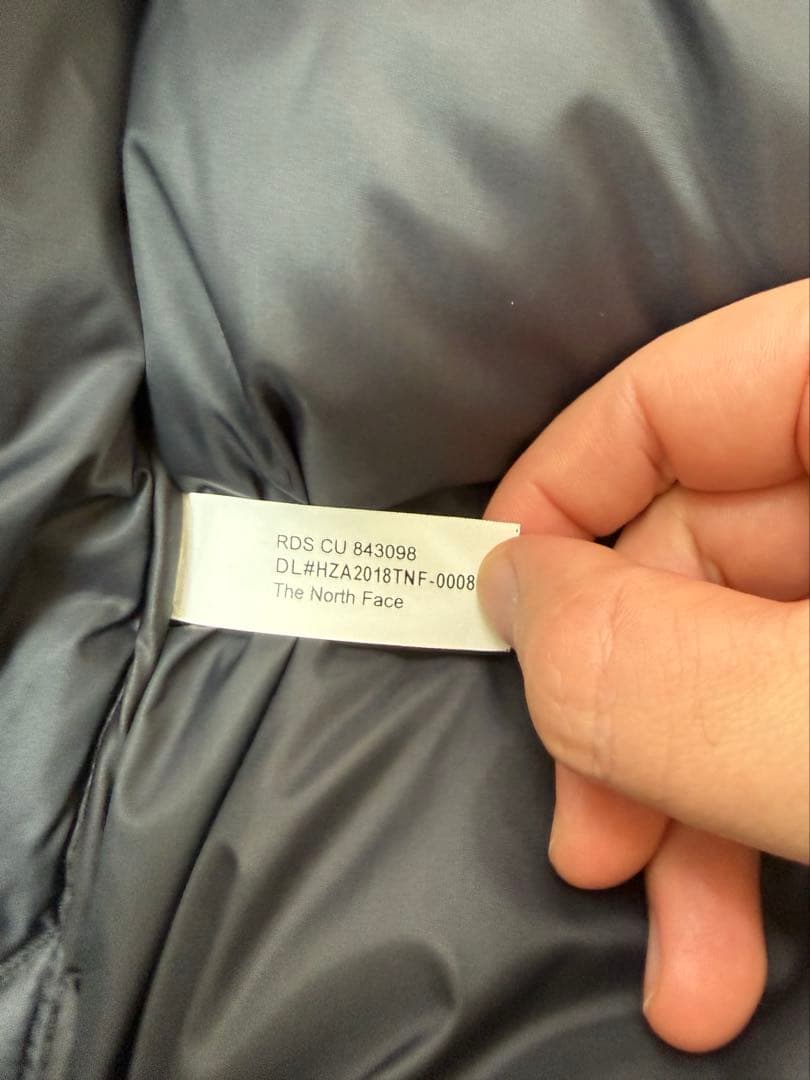 ヌプシ THE NORTH FACE ダウン L ブラック 黒刺繍 700FP