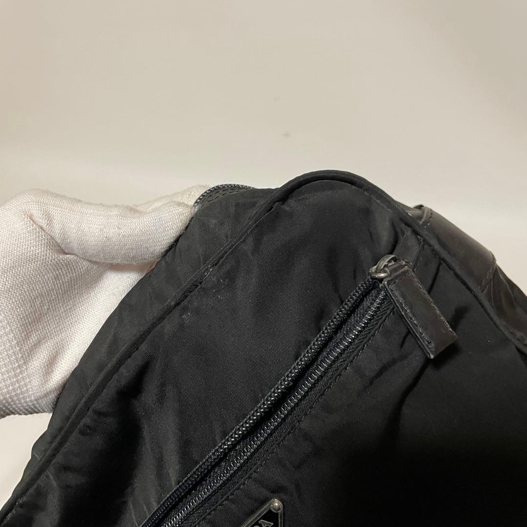 【良品】PRADA プラダ　カメラバッグ　ショルダー　ナイロン　ブラック　斜め掛