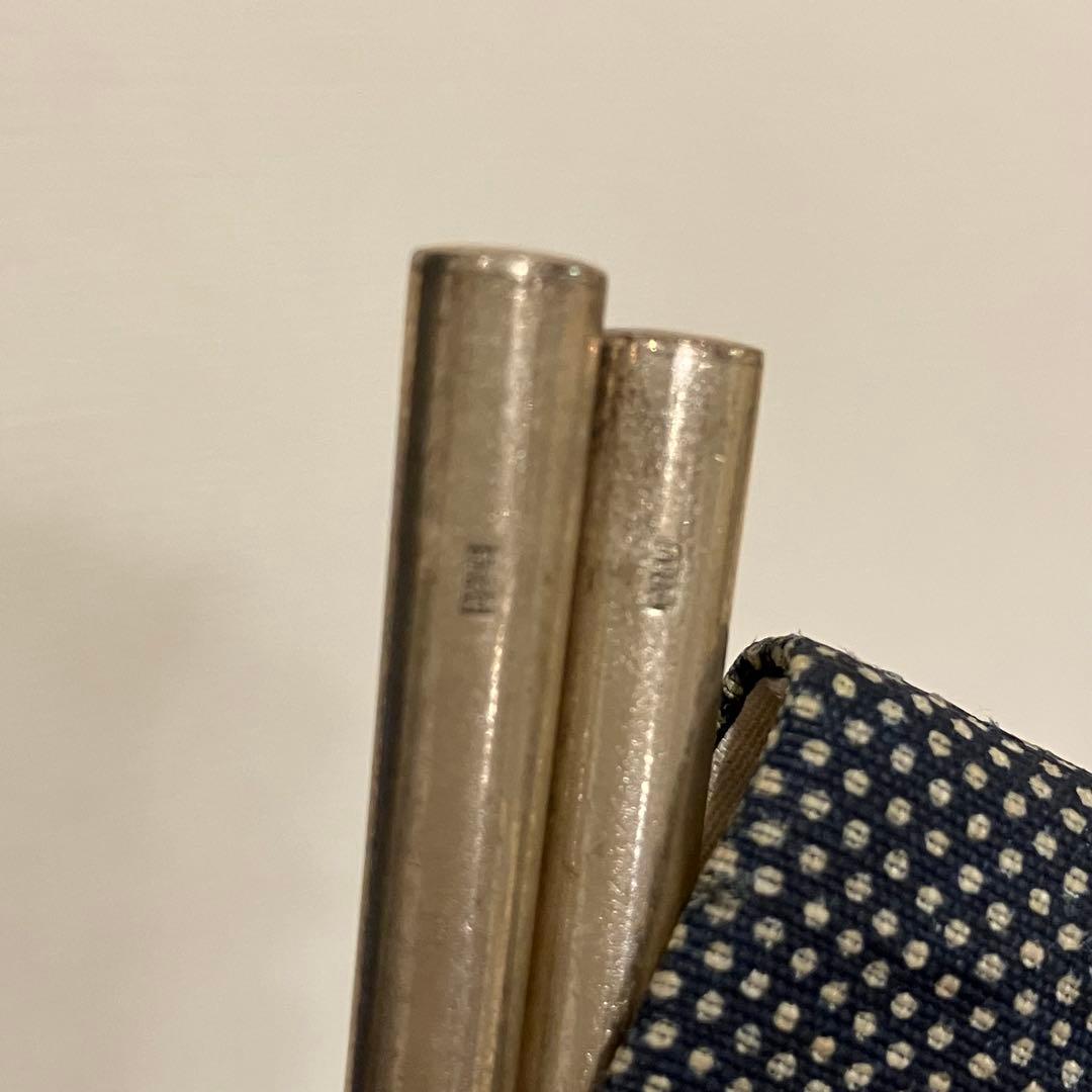 純銀　箸　ポータブル　年代物　いづみ屋