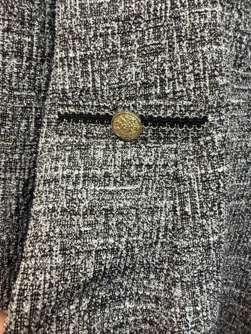 《最終値下げ》エムミーエメ ニットツイードアンサンブルミニワンピース