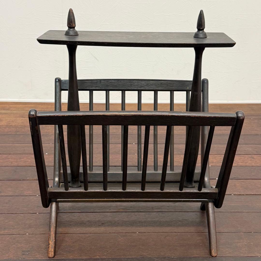 H112K70 マルニ木工 オールドマルニ マガジンラック付きサイドテーブル