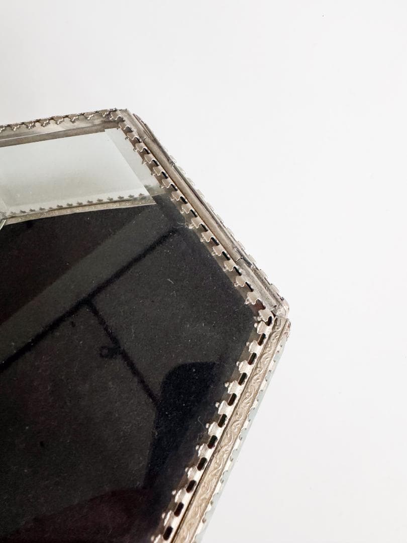 フランスアンティーク ジュエリーボックス 六角形