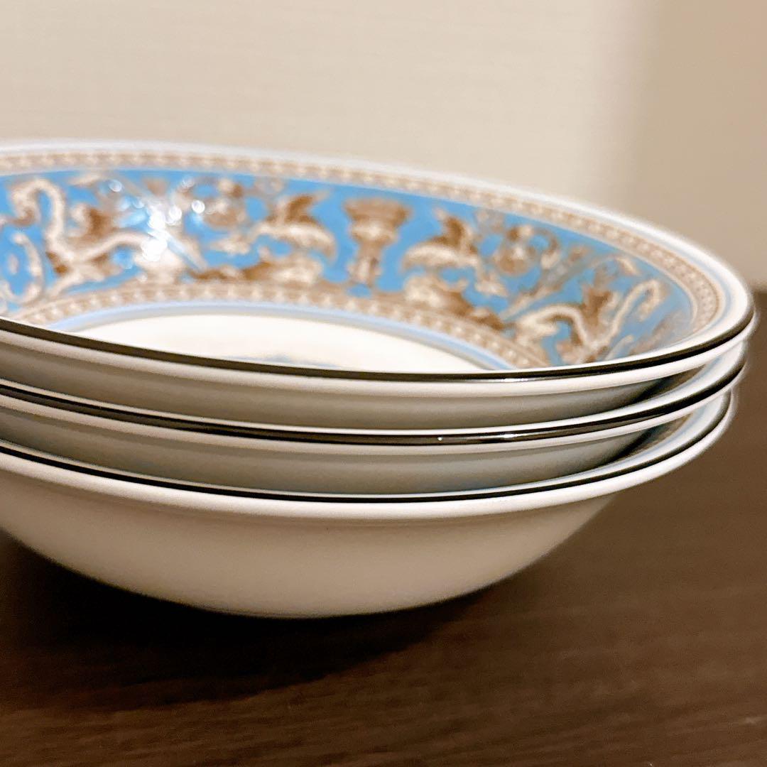ウェッジウッド フロレンティーン ターコイズ ボウル　3個セット