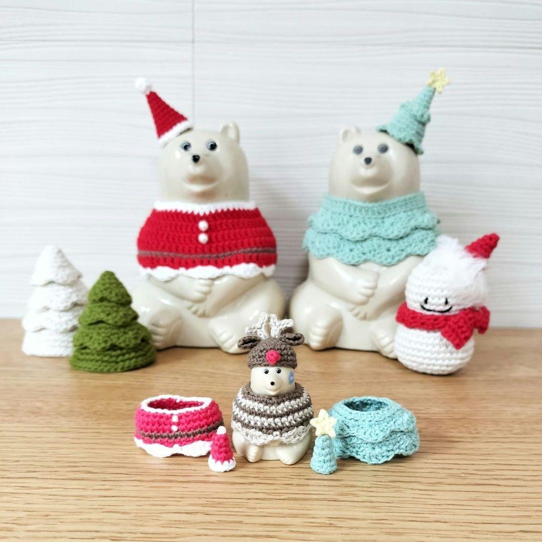 【オーダーページ】ならぶんですポーラーベア＊トナカイコーデ