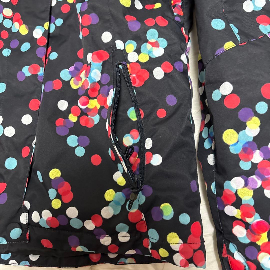 ROXY ドット柄スノーボードウェア レディース