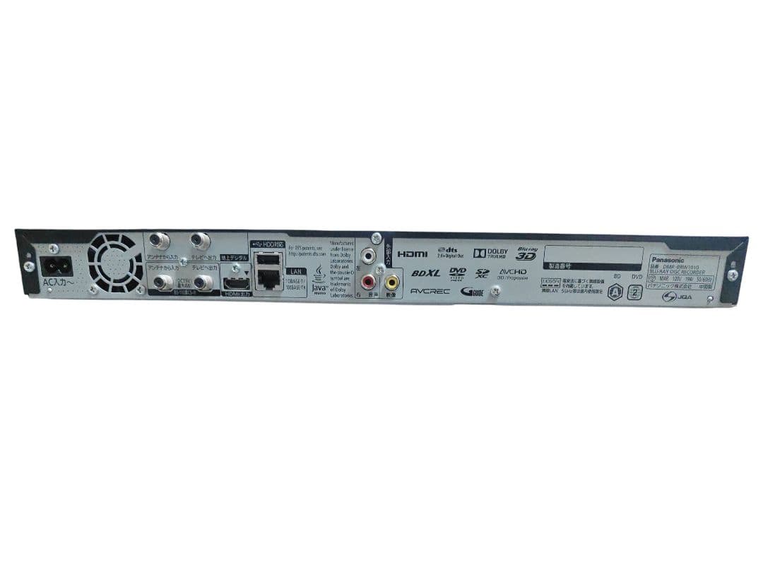 も*わ様 Panasonic DMR-BRW1010 2TB HDD交換済み 動