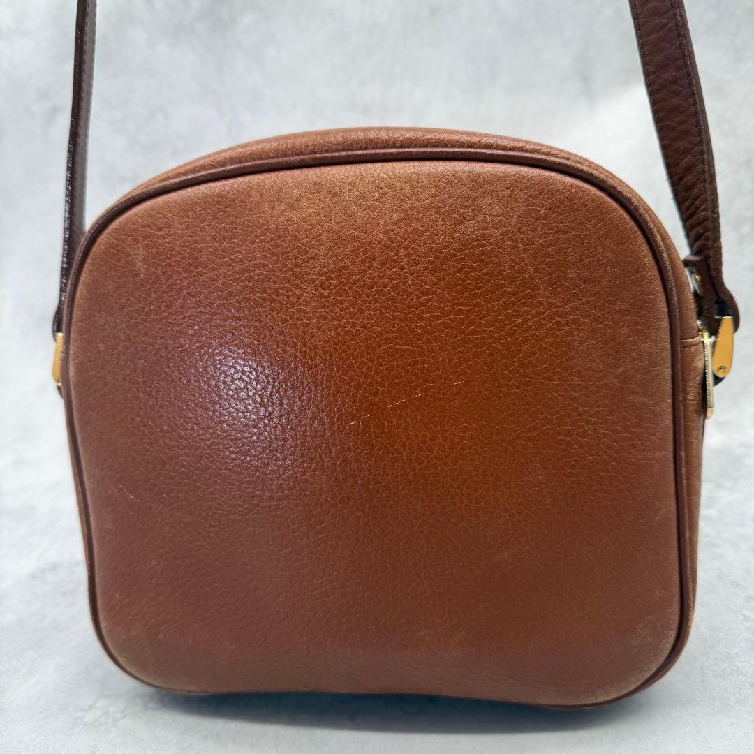 BURBERRYS バーバリー ショルダーバッグ レザー シャドーホース 茶色