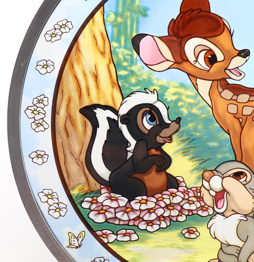 バンビ Bambi ディズニー公式 ヴィンテージ ステンドグラス 55周年記念