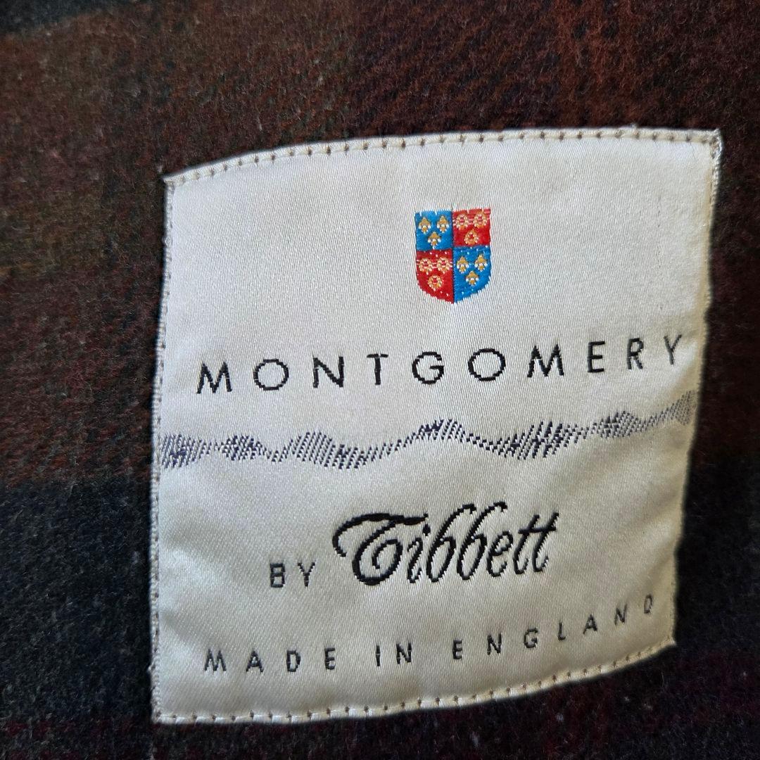 美品 モンゴメリー ダッフルコート カシミヤ混 チベット サイズL相当 ブラウン