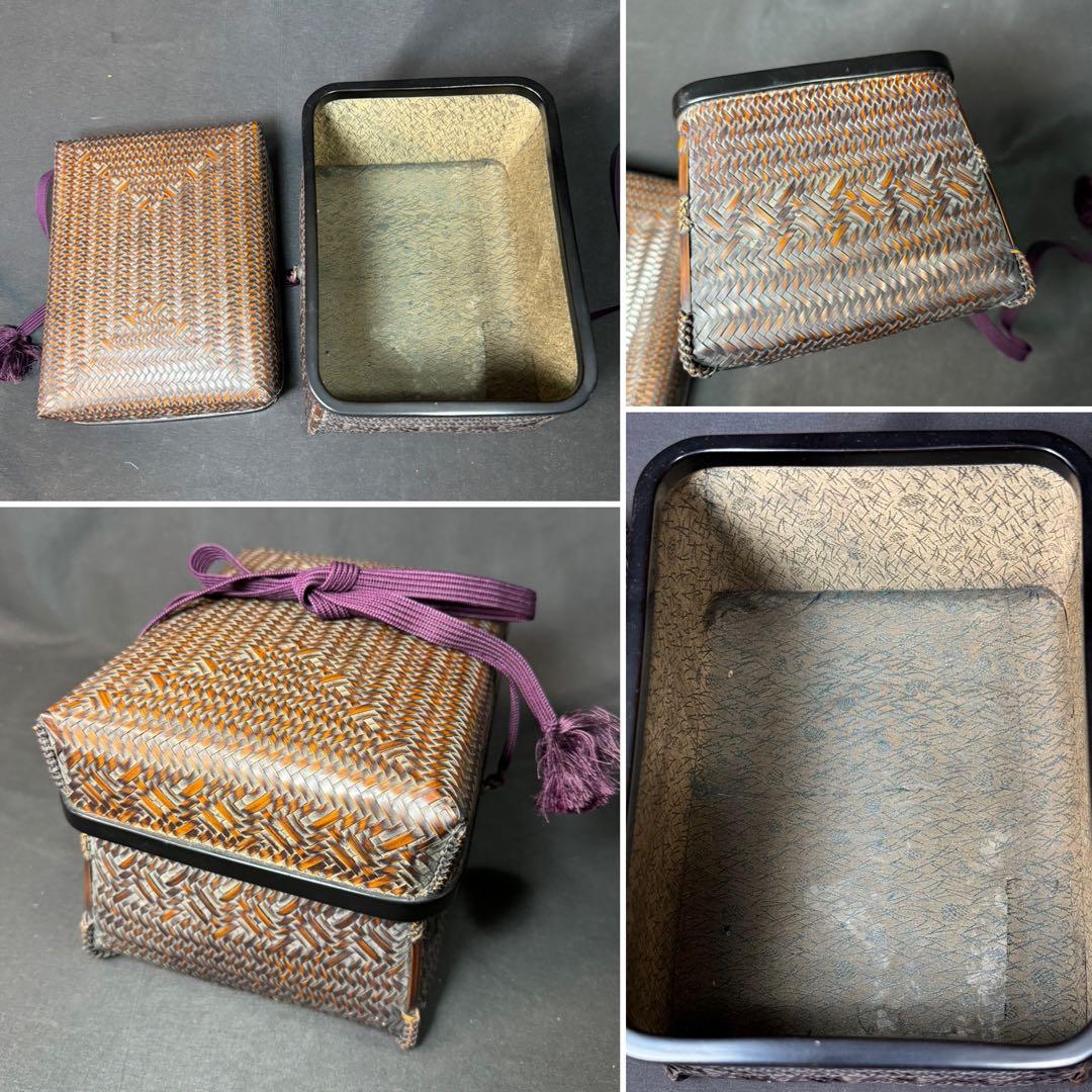 E830 送料無料　御所籠　茶道具セット　茶道具　茶室　茶碗　仕覆　棗　茶筅