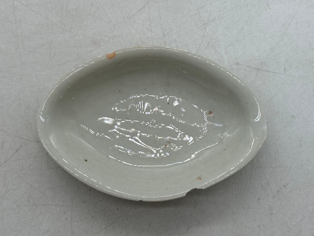 時代　白磁　菱形小皿7点　豆皿　送料込み260131