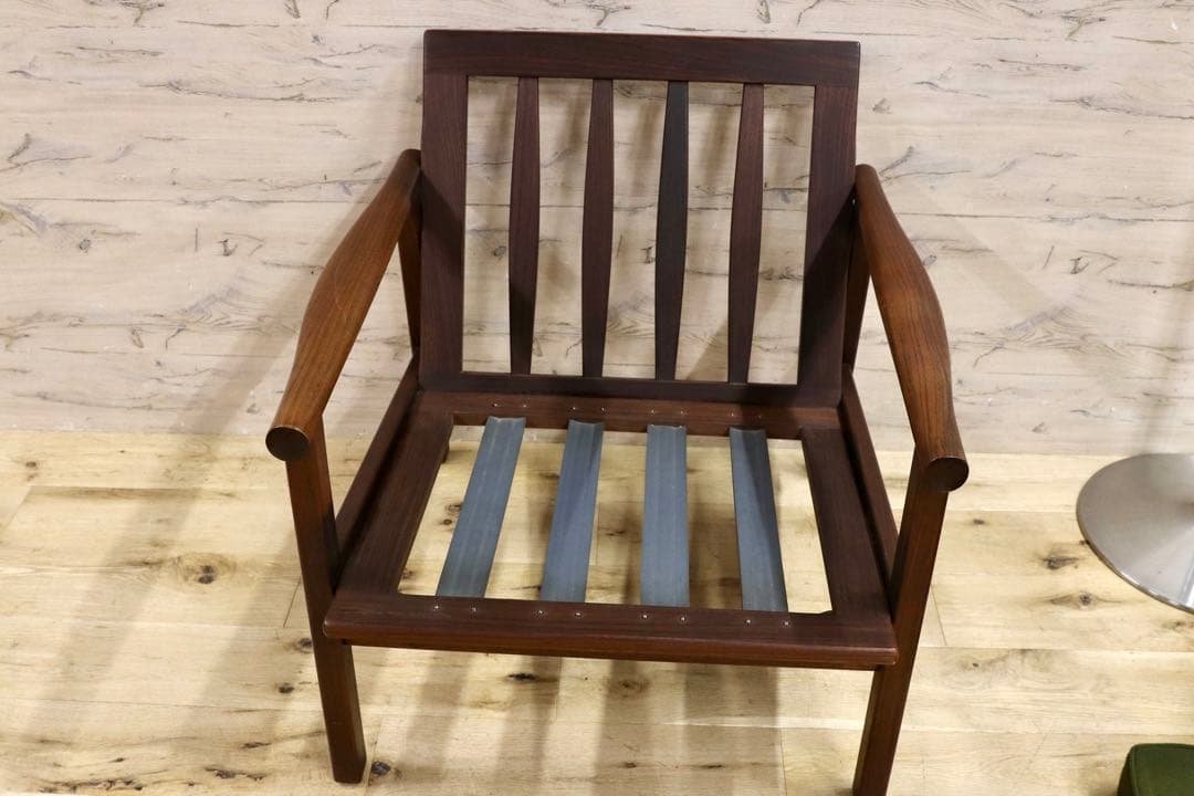 GMHS533A○オールドマルニ / maruni 孔雀 60年代 アームチェ