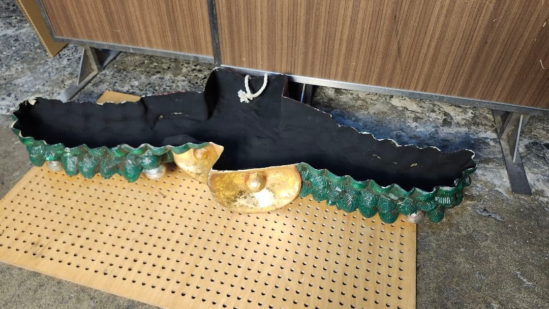 ヴィンテージ　U.S.A 1960年代　FRP クリスマスリース 幅110cm