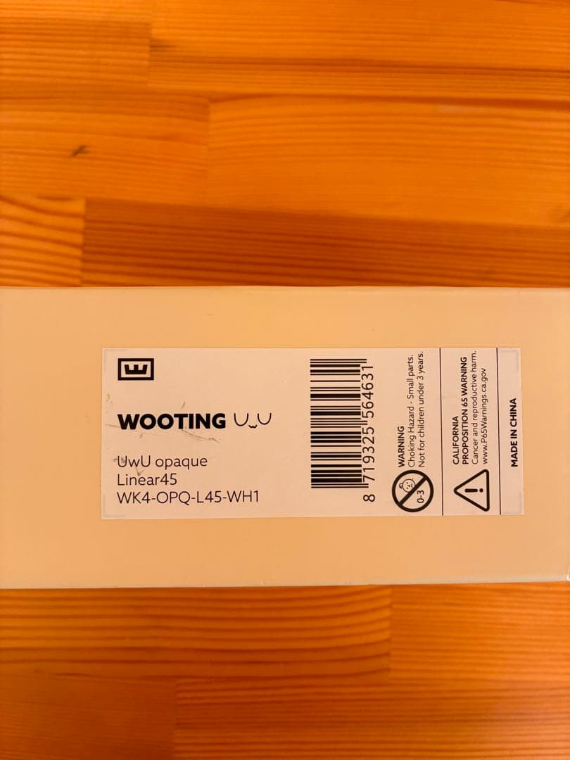 Wooting UwU RGB非搭載モデル