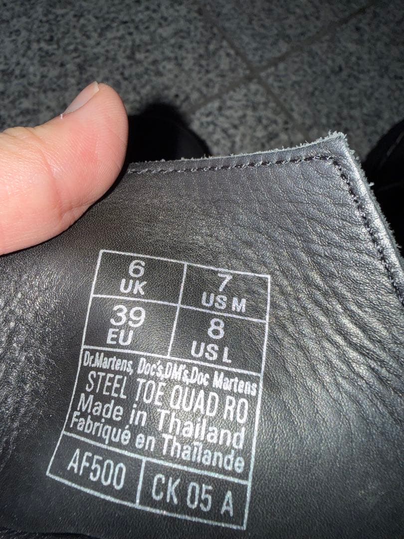 Rick Owens×Dr.martens STEEL TOE BOOT