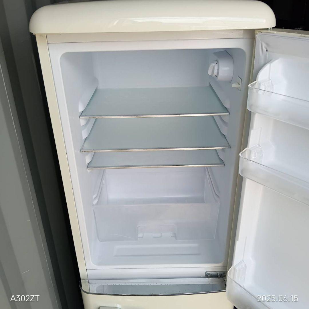 3691◀設置まで対応　レトロデザイン　2ドア冷蔵庫　人気モデル