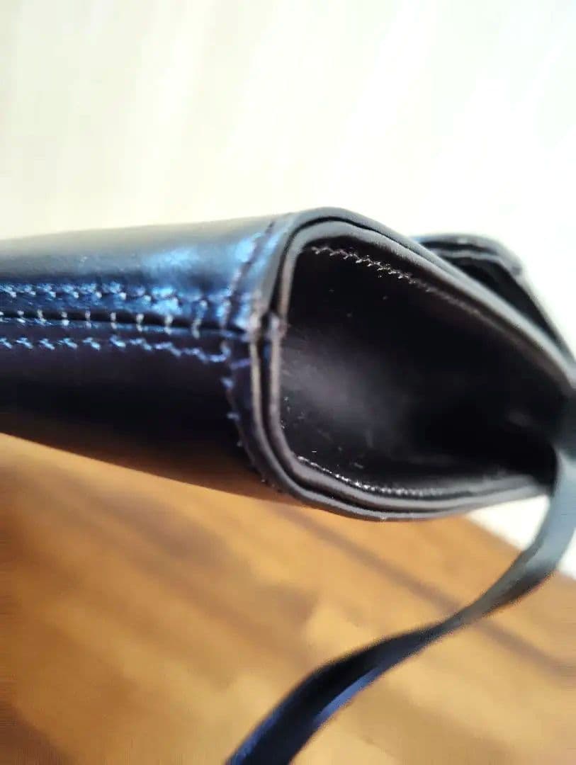 美品　モラビト　ヴァンドーム　ショルダーバッグ　レザー　ブラック 保護袋