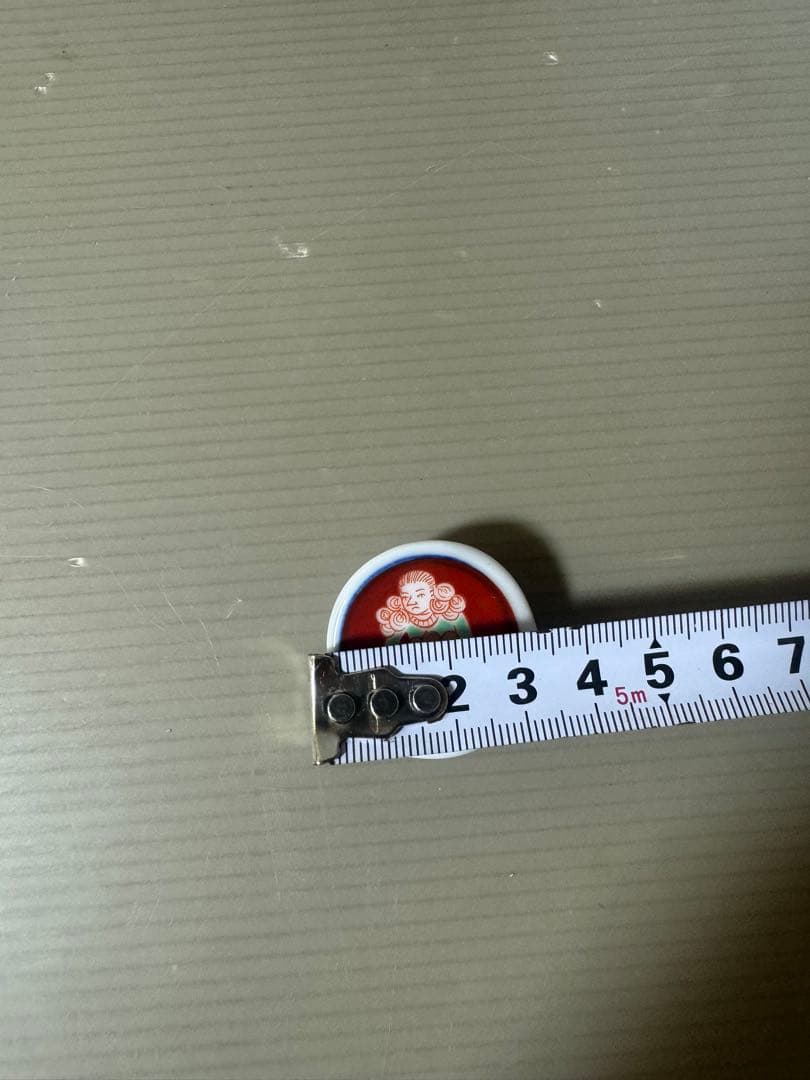 2575 深川製磁　丸玉異人絵箸置　5客　未使用