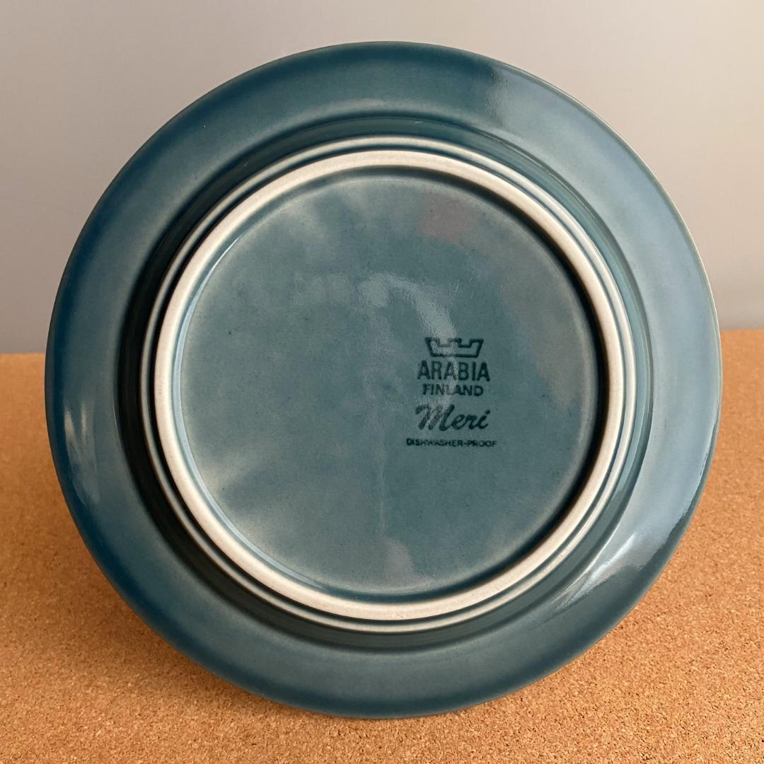 ＊北欧 ヴィンテージ＊アラビア Meri メリ プレート Φ17 小皿 2枚AB